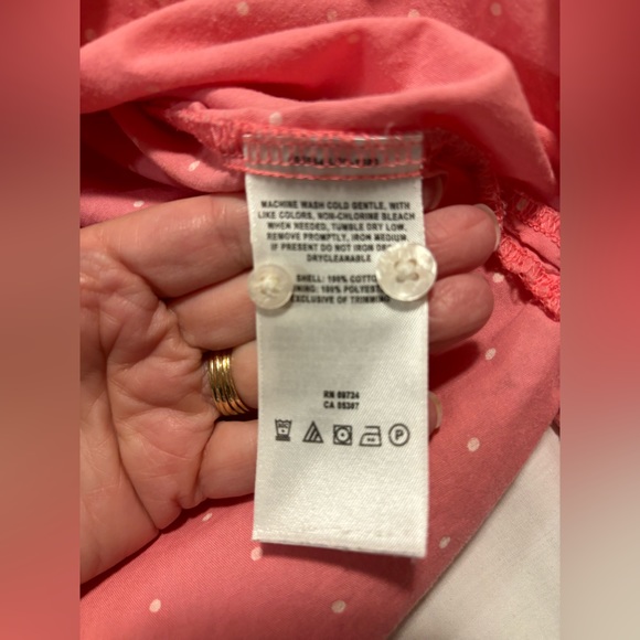 Columbia PFG, Super Bonehead, pink & white polka dot fishing shirt, M - Picture 9 of 15